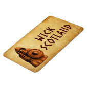 Wick Schotland Viking Krijger Magneet (Linkerzijde)