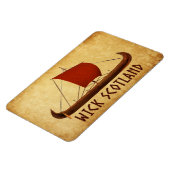 Wick Schotland Viking Schip Magneet (Linkerzijde)