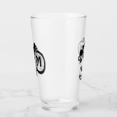 Wick Tribal Frog Monogram Glas (Rechts)