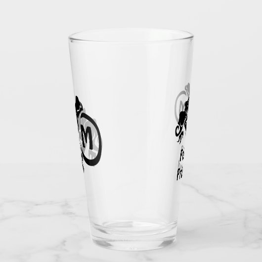 Wick Tribal Frog Monogram Glas (Rechts)