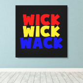 Wick Wick Wack Canvas Afdruk (Insitu (Houten vloer))