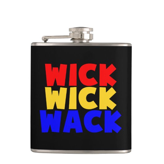 Wick Wick Wack Heupfles (Voorkant)