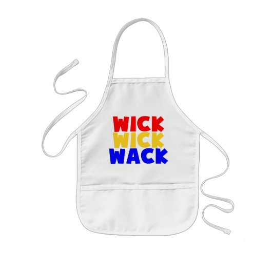 Wick Wick Wack Kinder Schort (Voorkant)