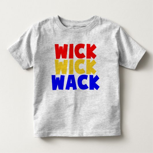 Wick Wick Wack Kinder Shirts (Voorkant)