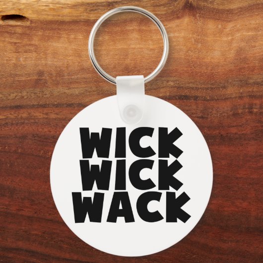 Wick Wick Wack Sleutelhanger (Voorkant)
