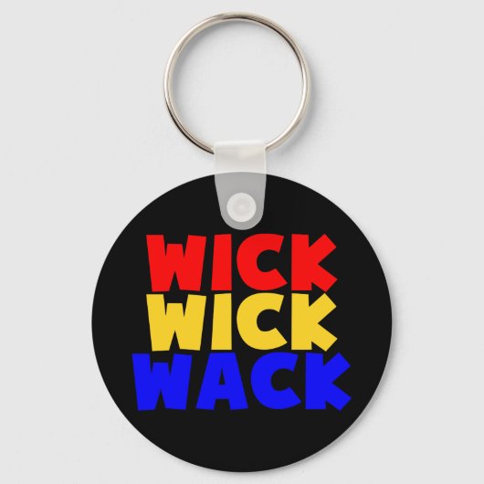 Wick Wick Wack Sleutelhanger (Voorkant)