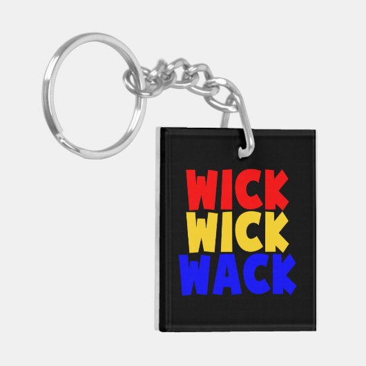 Wick Wick Wack Sleutelhanger (Voorkant Links)