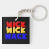 Wick Wick Wack Sleutelhanger (Achterkant)