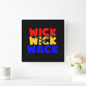 Wick Wick Wack Vierkante Klok (Huis)