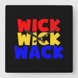 Wick Wick Wack Vierkante Klok