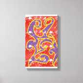 wicked abstract tribal design canvas afdruk (Voorkant)
