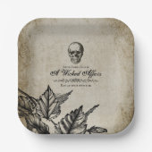 Wicked Affair Halloween -  gebruik Papieren Bordje (Voorkant)