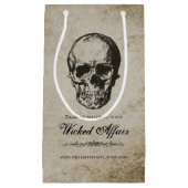 Wicked Affair Halloween Party  schedel Klein Cadeauzakje (Voorkant)