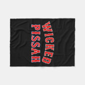 Wicked Ah Er Boston New England Southie _1  Fleece Deken (Voorkant (Horizontaal))