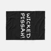 Wicked Ah! Funny Awesome Er New England  Fleece Deken (Voorkant (Horizontaal))