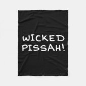 Wicked Ah! Funny Awesome Er New England Fleece Deken (Voorkant)