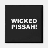 Wicked Ah! Funny Awesome Er New England  Magneet (Voorkant)