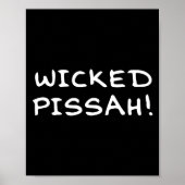 Wicked Ah! Funny Awesome Er New England Poster (Voorkant)