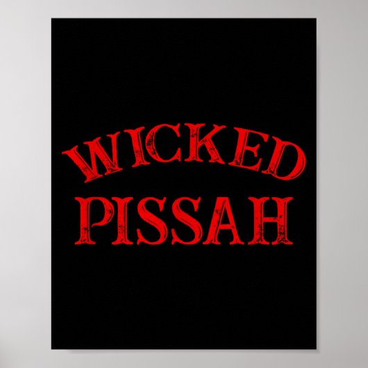 Wicked Ah Funny Er Boston New England Southie  Poster (Voorkant)