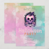 Wicked Apple Poison Creepy Halloween Party Kaart (Voorkant / Achterkant)