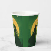 Wicked Baby Shower Cups - Elphaba & Glinda Party Papieren Bekers (Links)