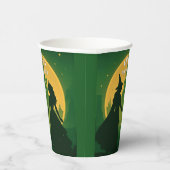 Wicked Baby Shower Cups - Elphaba & Glinda Party Papieren Bekers (Rechts)