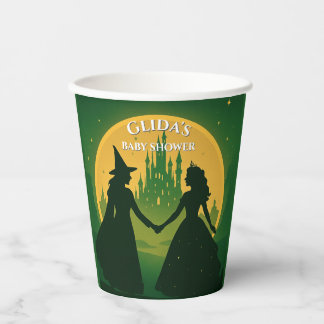 Wicked Baby Shower Cups - Elphaba & Glinda Party Papieren Bekers