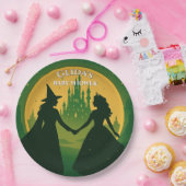 Wicked Baby Shower Plates | Glinda & Elphaba Party Papieren Bordje (Feest)