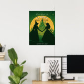 Wicked Baby shower Welkom Poster -Elphaba &Glinda (Thuiskantoor)