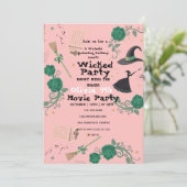 Wicked Birthday Invitation Kaart (Staand voorkant)