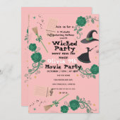 Wicked Birthday Invitation Kaart (Voorkant / Achterkant)