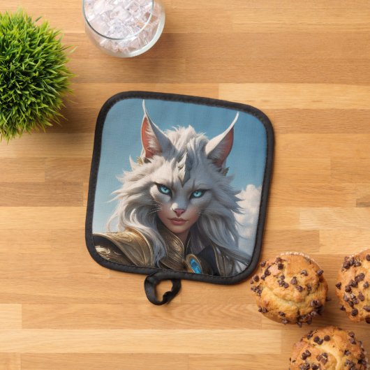 Wicked Blue Eyed Cat Pannenlap (Top down)