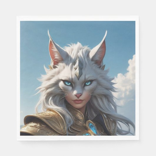 Wicked Blue Eyed Cat Servet (Voorkant)