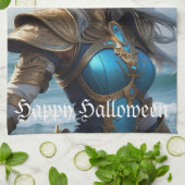 Wicked Blue Eyed Cat Theedoek (Gevouwen)