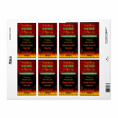 Wicked Brew Halloween Cauldron met Vuurbier Etiket (Full Sheet)