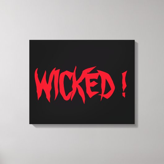 WICKED CANVAS AFDRUK (Voorkant)