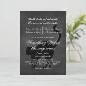 Wicked Cat Halloween uitnodiging (Staand voorkant)