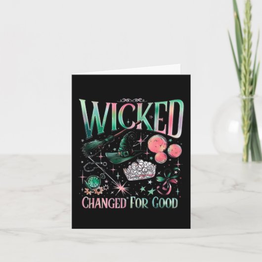 Wicked Changed For Good Kaart (Voorkant)