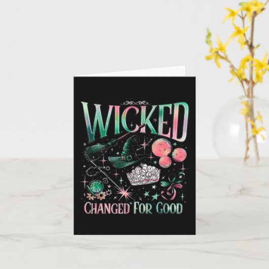 Wicked Changed For Good Kaart (Gele Bloem)
