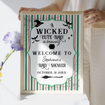 Wicked Cute Baby is Brewing Halloween Baby Shower