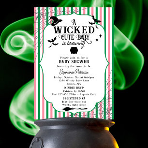 Wicked Cute Baby organiseert Halloween Baby Shower Kaart