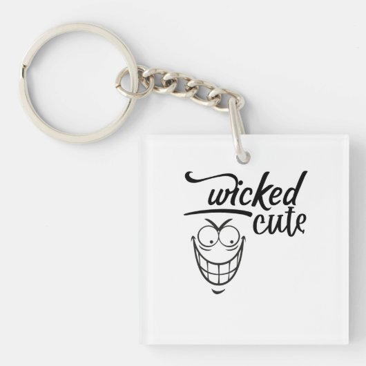 wicked cute design  sleutelhanger (voorkant)