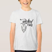 wicked cute design  Tri-Blend shirt (Voorkant)