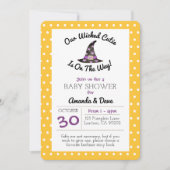 Wicked Cutie Sinaasappel Dot Baby shower Kaart (Voorkant)