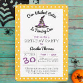 Wicked Cutie Sinaasappel Dot Kind Verjaardag klein Kaart