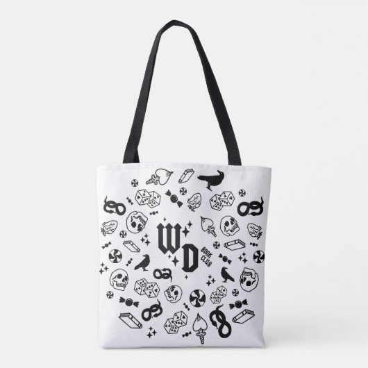 Wicked Darlings Book Club Canvas tas (Achterkant)