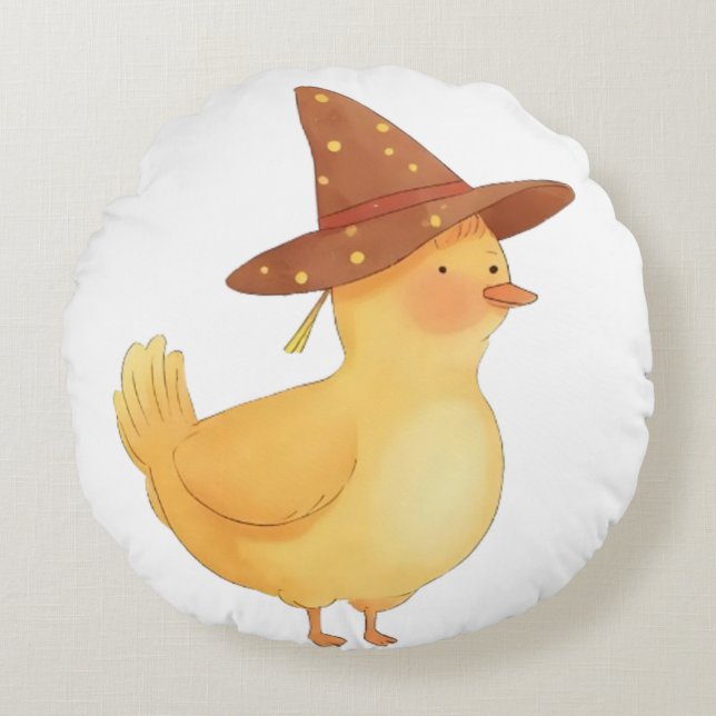 Wicked Duck Pillows Rond Kussen (Voorkant)