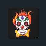Wicked Evil Clown Schedel Demon Wall Art Home Deco Canvas Afdruk<br><div class="desc">Wicked Evil Clown Skull Demon Wall Art. Evil Skull Clown Bloody Demon met vurig haar suiker schedel ontwerp. Pas uw grootte,  stijl en kleur aan om uw huisdecor van uw canvas van de clownswand aan te passen.</div>