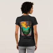 Wicked Flame Heart – Bella + Canvas Vrouwen Slim F T-shirt (Achterkant volledig)