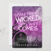 Wicked Fun Gothic Halloween Dark Arts thema Kaart (Voorkant)